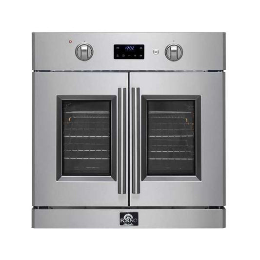 FORNO Asti 30" 3.58 cu. ft. French Door Electric Wall Oven with Air Fry, Self-Clean and Sous Vide, FBOEL1333-30