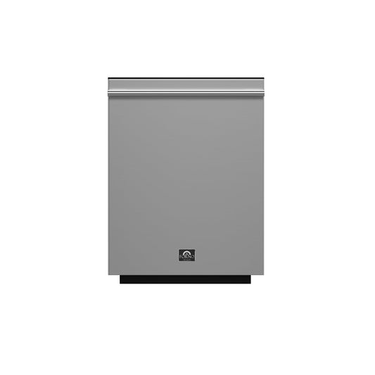 FORNO Pozzo 24" Built-In Tall Tub Dishwasher in Stainless Steel, FDWBI8067-24S