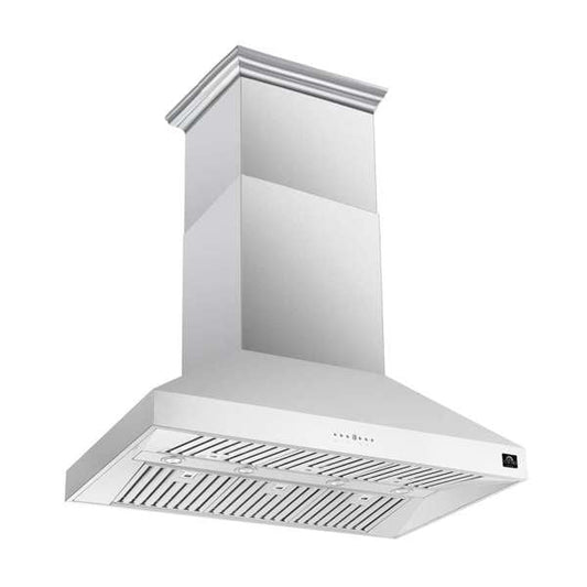 FORNO Coppito 48" 1,200 CFM Island Range Hood in Stainless Steel, FRHIS5129-48