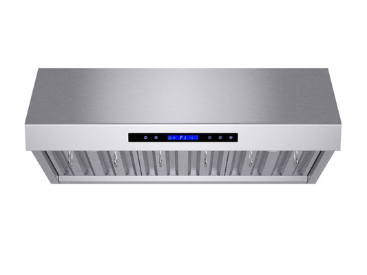 FORNO Palazzo 36'' 500 CFM Wall Mount Range Hood in Stainless Steel, FRHWM5030-36