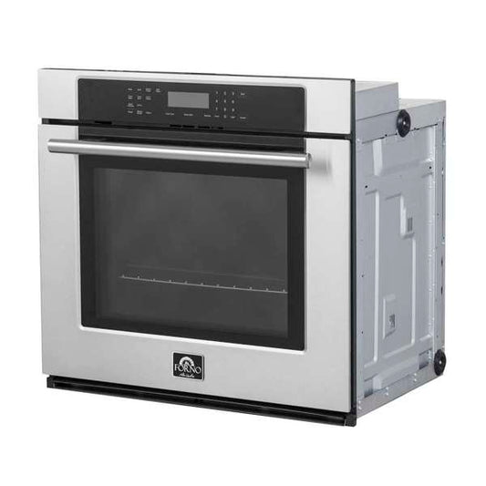 FORNO Villarosa 30" Built-In Single Wall Oven In Stainless Steel with Self-Clean, FBOEL1358-30