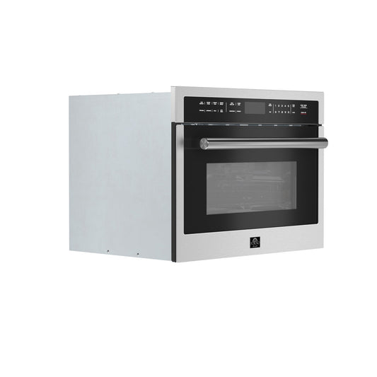 FORNO Oliena 24" 1.6 cu.ft Built-In Microwave Oven in Stainless Steel, FMWDR3093-24