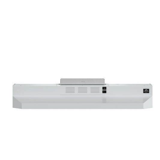 FORNO Espresso Cappa 30" 200 CFM Compact Under Cabinet Convertible Range Hood in White, FRHUC5200-30WHT