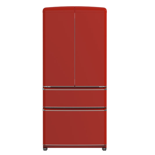 FORNO Espresso Luigi 33" 18 cu. ft. French Door Refrigerator in Red, FFFFD1791-33RED