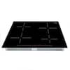 Forno Parco 4 Element Glass Top Black 24-in. Induction Cooktop