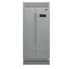 Forno Salerno 33 in. 15.6 cu. ft. Side-by-Side Refrigerator in Stainless Steel, Decorative Grill, 37 in. W