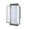 Forno Salerno 33 in. 15.6 cu. ft. Side-by-Side Refrigerator in Stainless Steel, Decorative Grill, 37 in. W