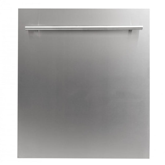 ZLINE 24 in. Top Control Dishwasher with Stainless Steel Panel and Modern Style Handle, 52dBa (DW-304-24)