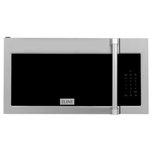 ZLINE 30 in. Stainless Steel Over the Range Convection Microwave Oven with Traditional Handle (MWO-OTR-H-30)